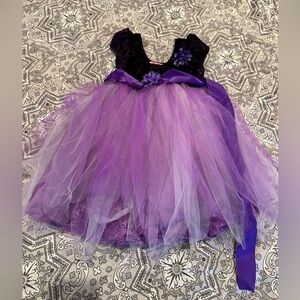 Purple Kids Formal Dress